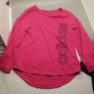 2T ADIDAS track pants and long sleeved shirt